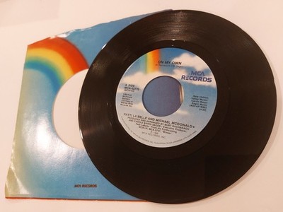 PATTI LABELLE and MICHAEL McDONALD - On My Own / Stir It Up - 45RPM - MCA NM