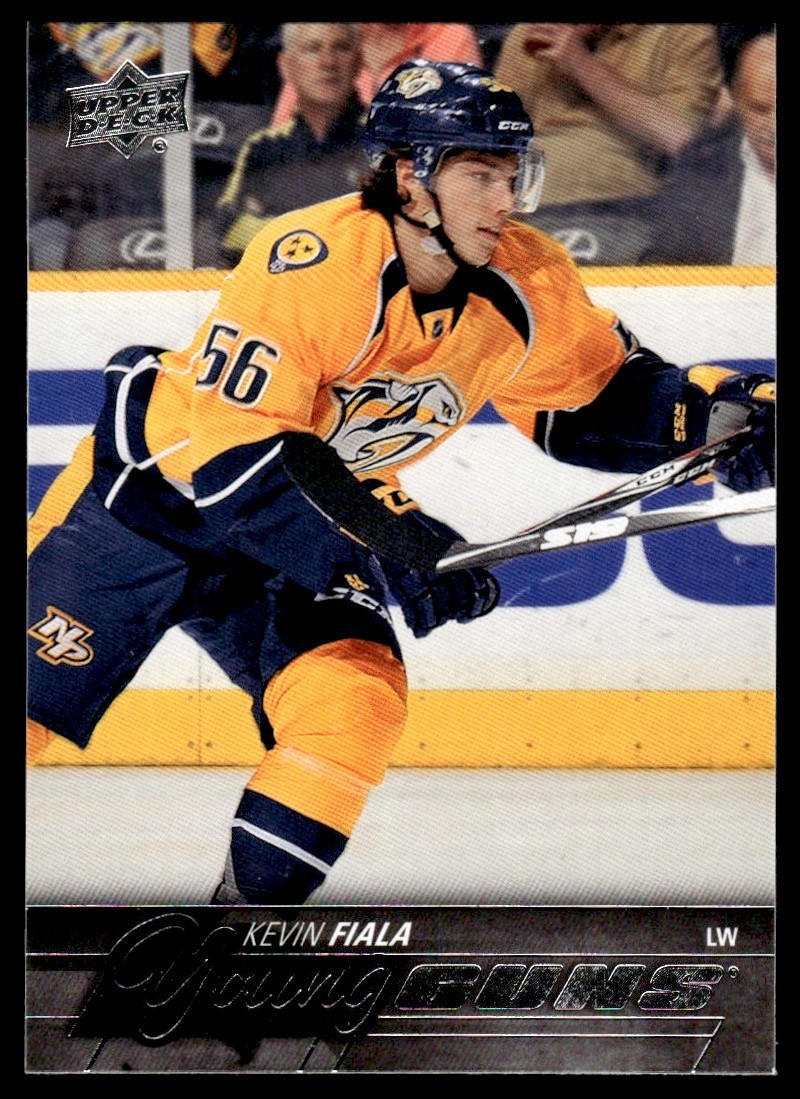 2015-16 Upper Deck Young Guns Kevin Fiala Rookie Nashville Predators #208