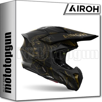 AIROH OFF-ROAD MOTORCYCLE HELMET TWIST 3 TW3TIT35 MATTE TITANIUM L