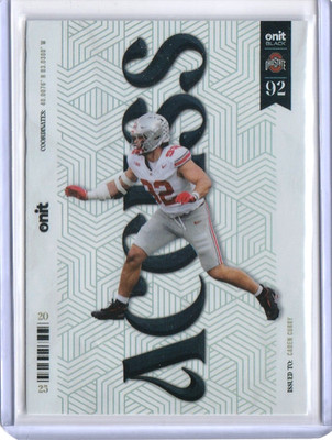 2025 Onit Athlete - Caden Curry - Black Series Access Holo -Ohio State Buckeyes