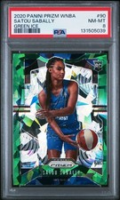 Satou Sabally PSA 8 2020 Panini Prizm WNBA Green Ice Rookie RC #90 Only 4 Higher