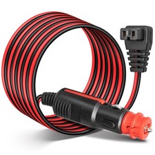 12V/24V Car Refrigerator Freezer Power Cord Cable 10FT - Portable Cooler Adapter