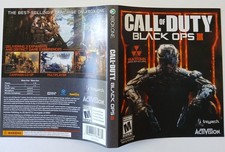 XBOX ONE Cover Page Artwork Insert ONLY Box Art - Call Of Duty Black Ops III