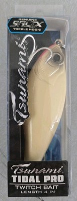 Tsunami Tidal Pro Twitchbait 4in 40g Positive 0ft Saltwater Lure Bone