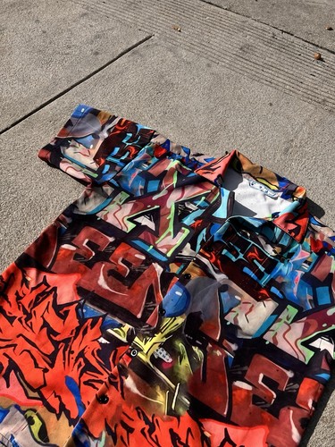 Off-White Neen Graffiti Button Up - Men’s L - Bild 4 von 8