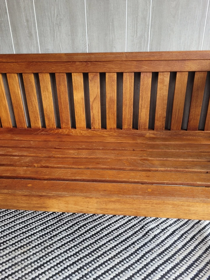 Barlow TYRIE Solid Teak Garden Bench Patio Furniture Outdoor Seating - Image 4 of 4