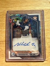 2024 Bowman Chrome - Prospect Autographs Nehomar Ochoa Jr. #CPA-NOC Mini-Diamond