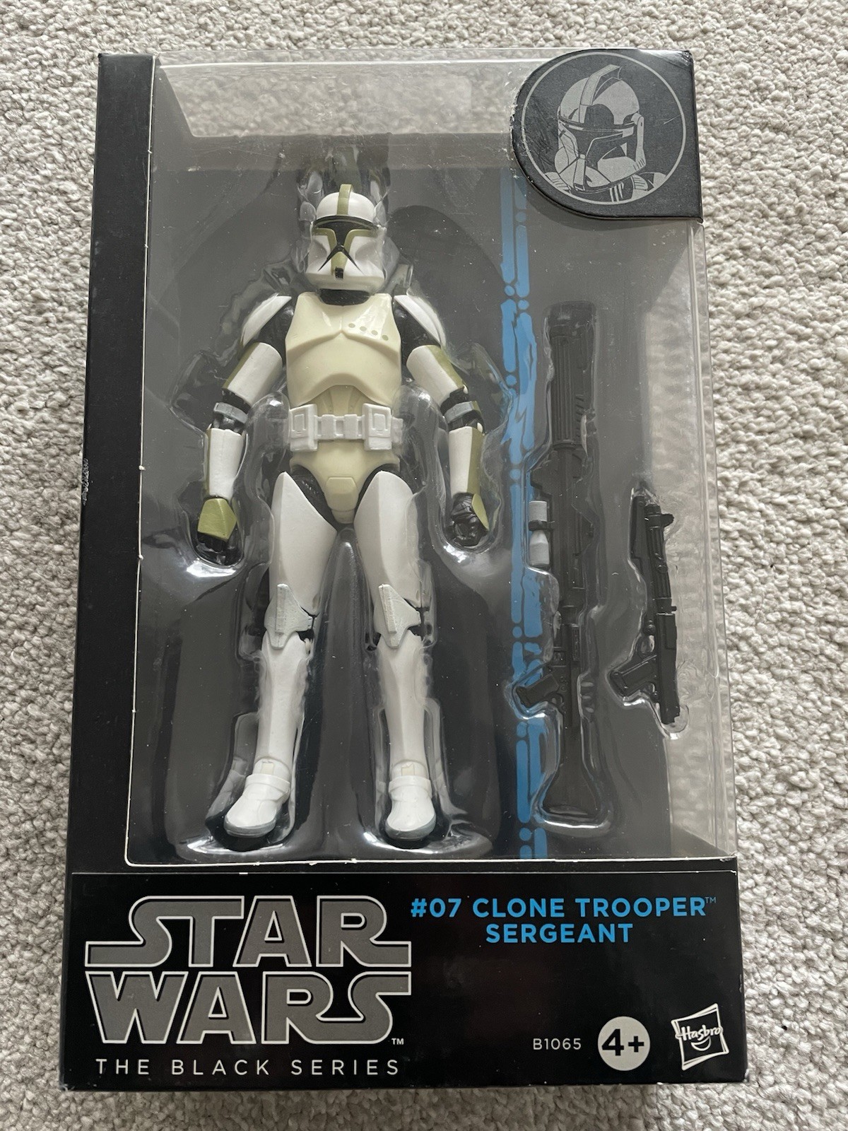 Hasbro Star Wars Black Series Blue Line Clone Trooper Sergeant #07 Action Figure