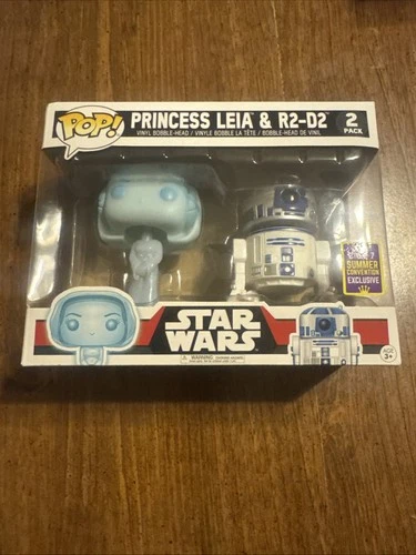 Funko Pop! Princess Leia & R2-D2 2017 Summer Convention Star Wars 2 Pack