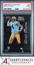 1996 SELECT CERTIFIED #85 BRETT FAVRE PACKERS HOF PSA 9