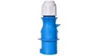 Tragbarer Stecker 16A 3P 230V 6H IP44 Schraubbl 21001-TLS