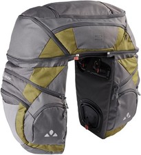 VAUDE Karakorum Pro Bike Bicycle Pannier Bag Green and Grey