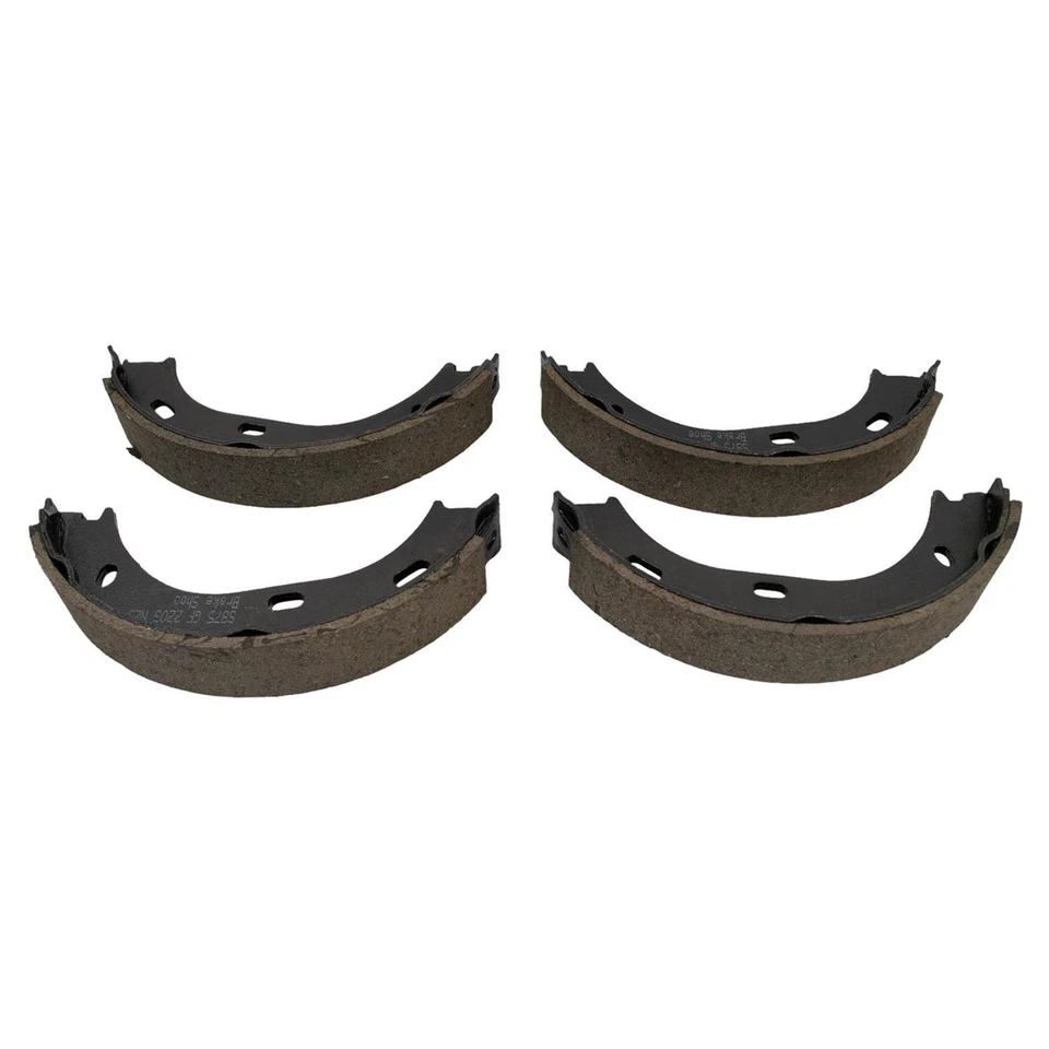 TRQ BFA17177 Parking Brake Shoes For Mercedes-Benz 560SEL 1990-1991 Rear Foto 3 de 4