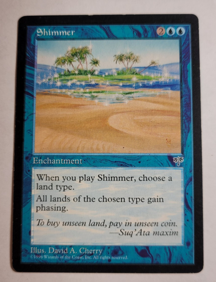 MTG - SHIMMER (LP) Mirage * VINTAGE* 1996 Magic the Gathering
