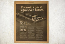 1976 Polaroid SX-70 Alpha 1 Camera Vintage Original Print Ad Advertisement