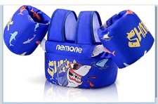 Toddler Swim Vest for 22-70 lbs Kids Floaties Swim Jacket with Arm Water Wings