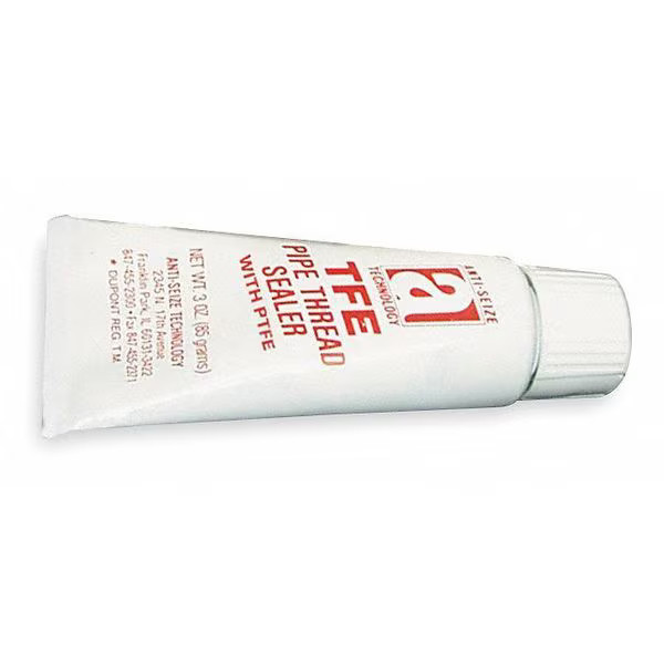 Anti-Seize Technology Pipe Thread Sealant 3 fl oz, Tube, TFE, Off-White, Paste