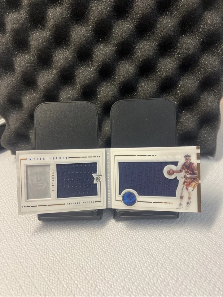 Folleto de radiocontrol Panini Myles Turner 2015-16 reliquia no. PRJ-MTY Foto 2 de 4