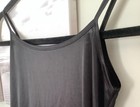 Black Slinky Nylon/Silk Feel Chemise, XL — photo 6