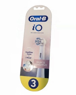 Oral B iO Gum & Sensitive Replacement Brush Heads 3 Count New NWOB