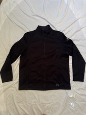 OGIO Men  s Full Zip Black Polyester Jacket XL InfoWest Logo IT Uniform