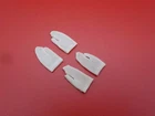 Vintage Barbie Francie Skipper SHORT White Tricot GLOVES~2 PAIRS 1960s FREE SHIP