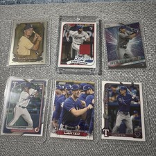 Topps Relic Evan Carter Rangers 35th Annive Baseball Card Worn Memorabilia + 5