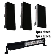 22inch Snap on Protective Cover Black 2x 8'' + 1x 6" for LED Light Bar Offroad