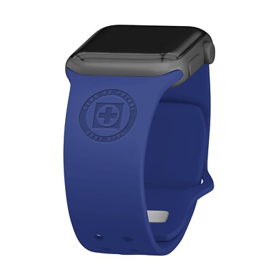 Cruz Azul Engraved Silicone Watch Band Compatible with Apple Watch