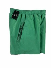 Under Armour Shorts UA Youth Boys Size XL Green Woven Polyester Graphic NEW 25