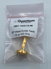 WR-10 Millimeter Waveguide 90 Degree Twist Gold Plated