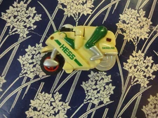 American hess corp 2001 mini motorcycle pull back and go toy