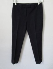 Talbots Petites navy blue high waist straight leg dress pants Sz 10P 