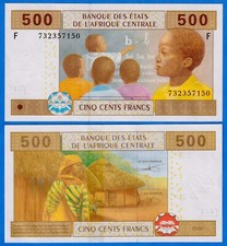 Equatorial Guinea ( CAS) 500 Francs 2002/2017  P-506F  (new) UNC Banknote