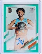 2021-22 Topps Chrome OTE Elite Jai Smith Aqua Refractor Auto #'ed 51/99