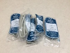 Lot of 6 Lynn Electronics L-H4DU-25-LA 067059 Phone Handset Cable H4C-M-M-25-ASH