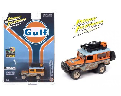 Johnny Lightning 1:64 - 1980 Toyota Land Cruiser Gulf Muddy Johnny Lightning 1:64 - 1980 Toyota Land Cruiser Gulf Muddy