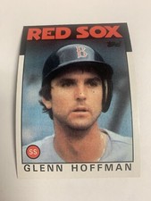 1986 Topps Boston Red Sox Glenn Hoffman