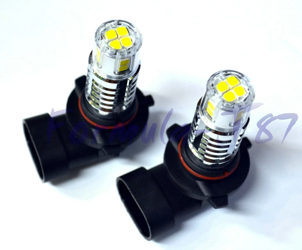 LED 20W H10 9145 White 4300K Two Bulbs Fog Light Replacement Upgrade Plug Play - Image 4 of 4