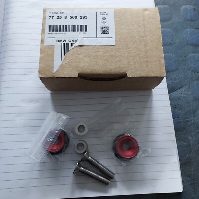 Genuine BMW HP Front Rear Padlock Stand Swing Arm Bobbins S 1000 