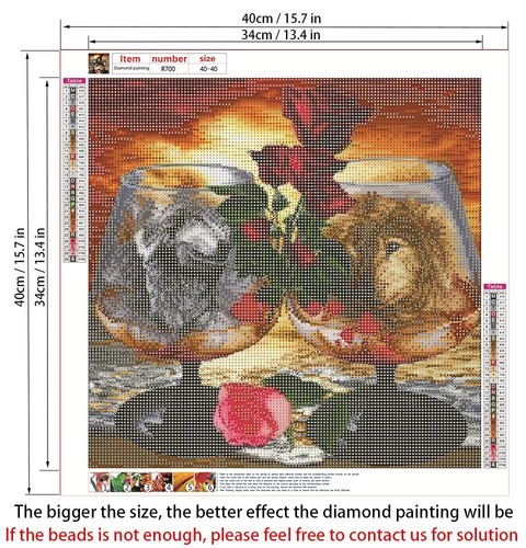5D Diamond Painting Kits für Erwachsene, DIY Diamond Art Strass Stickerei Handwerk - Bild 4 von 4