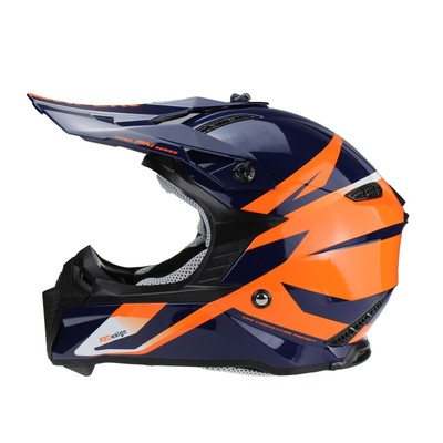 VIPER RS-X221 ECE2206 ACU GOLD RATED OFF ROAD FULL FACE MOTORCYCLE HELMET ORANGE