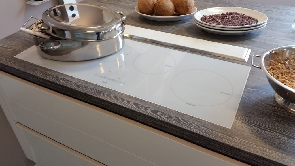 Best 90 Downdraft Tischhaube Dunstabzugshaube BHD94770BA Lift Stripe