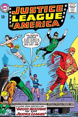 JUSTICE LEAGUE OF AMERICA #24 COMIC BOOK COVER '' 11''X17'' POSTER FREE SHIPPING