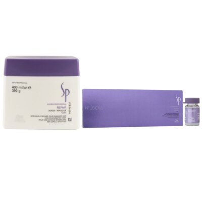 Wella SP Repair Infusion 6 Stück a 5 ml Ampullen Serum & 400 ml regenerierende H