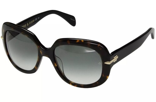 rag & bone Rnb1030/S Havana Green Black/Grey Green One Size