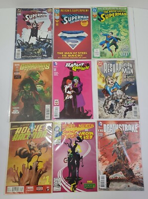 SUPERMAN  THE MAN OF STEEL #22 DC COMICS 1993 Lot of 9 Marvel 