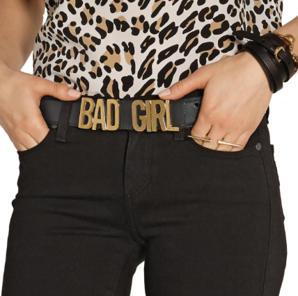 モスキーノ　ベルト Moschino Logo Belt | Black | FARFETCH