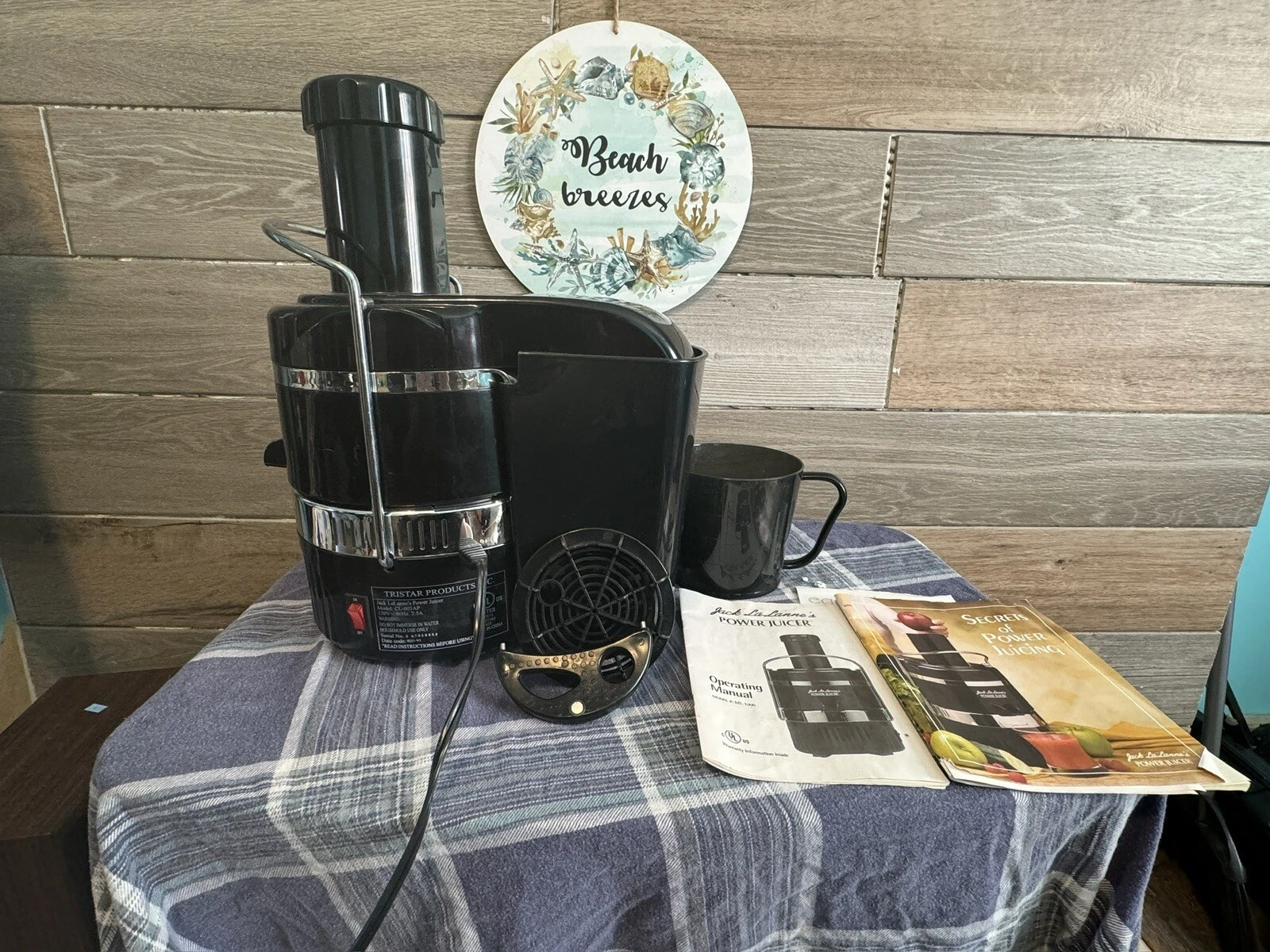 Jack LaLannes Power Juicer Complete The Ultimate Juicing Machine CL-003AP, Black