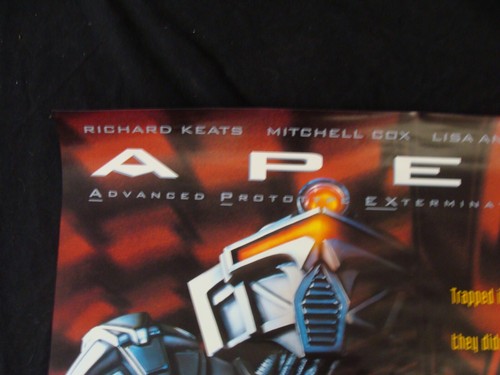 APEX movie poster RICHARD KEATS LISA ANN RUSSELL original 27x40 video store prom - Imagen 3 de 9